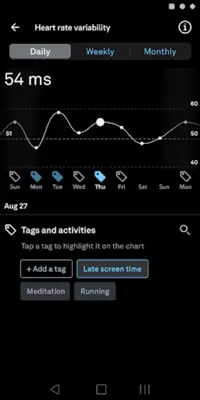 Oura android App screenshot 4