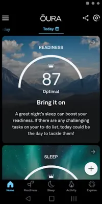 Oura android App screenshot 7